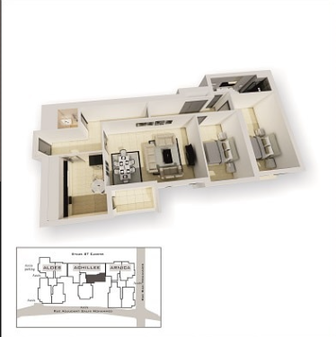 Appartement F3 à vendre à Belair, Oran