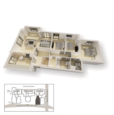 Appartement F5 à vendre à Belair ,Oran