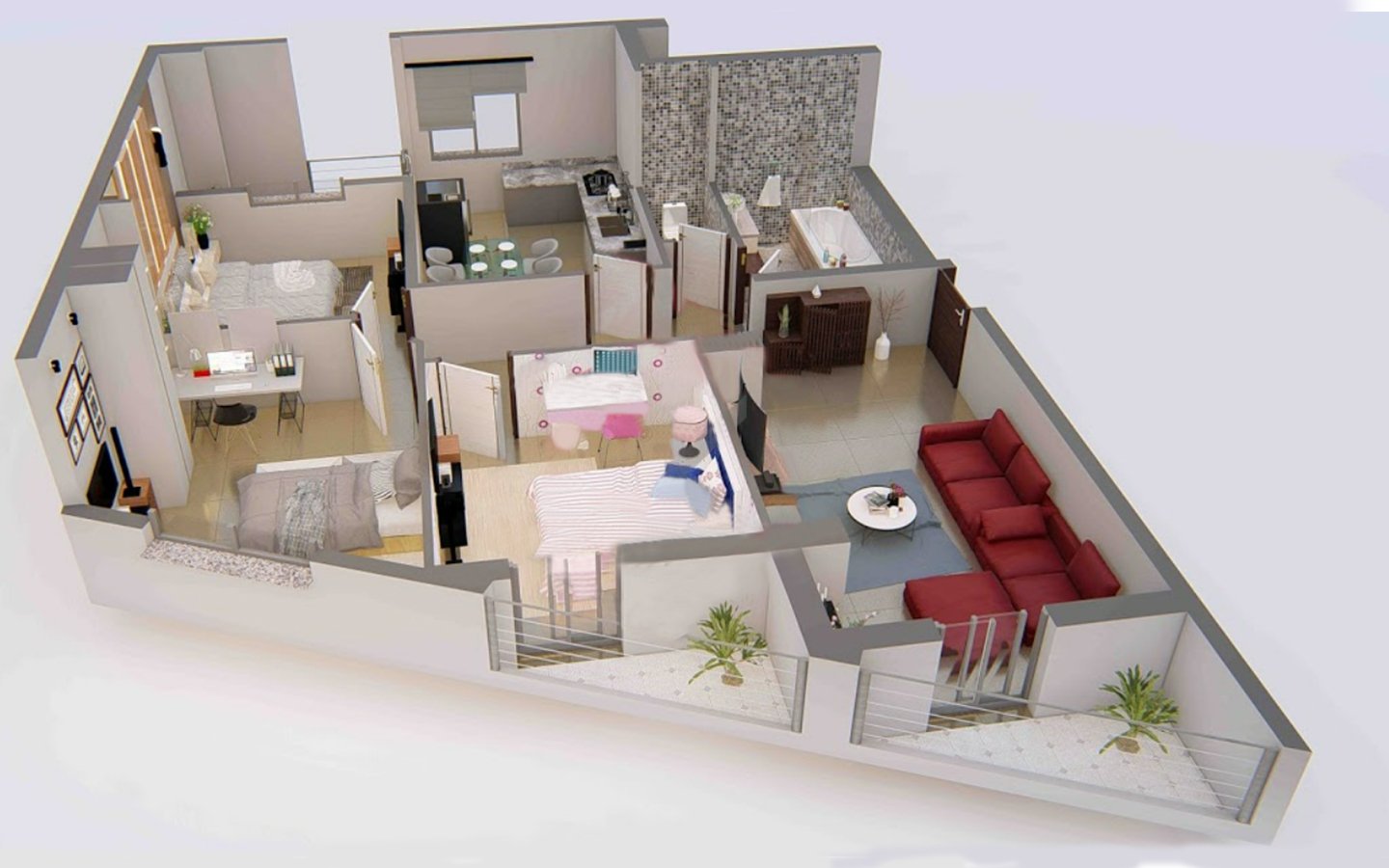Appartement F4 à vendre à Hussein Dey, Alger