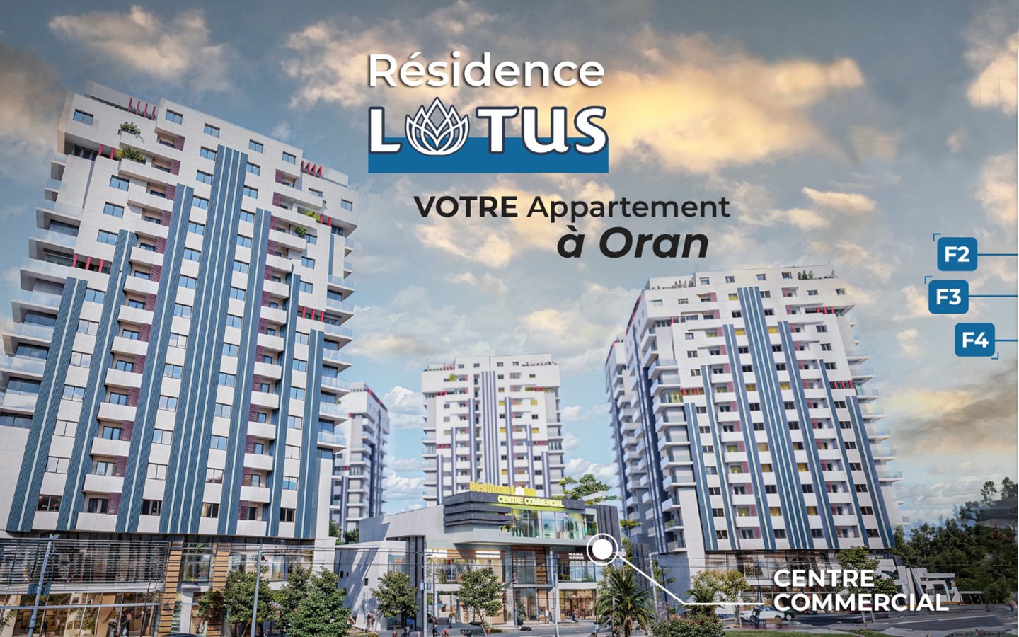 Appartement F3 à vendre - Belgaïd - Oran avec jardin