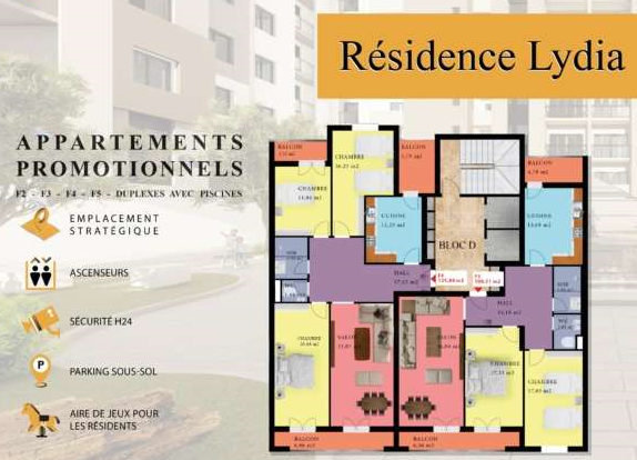 Appartement Duplex 314.93/ à vendre - Maraval - Oran avec suite parentale