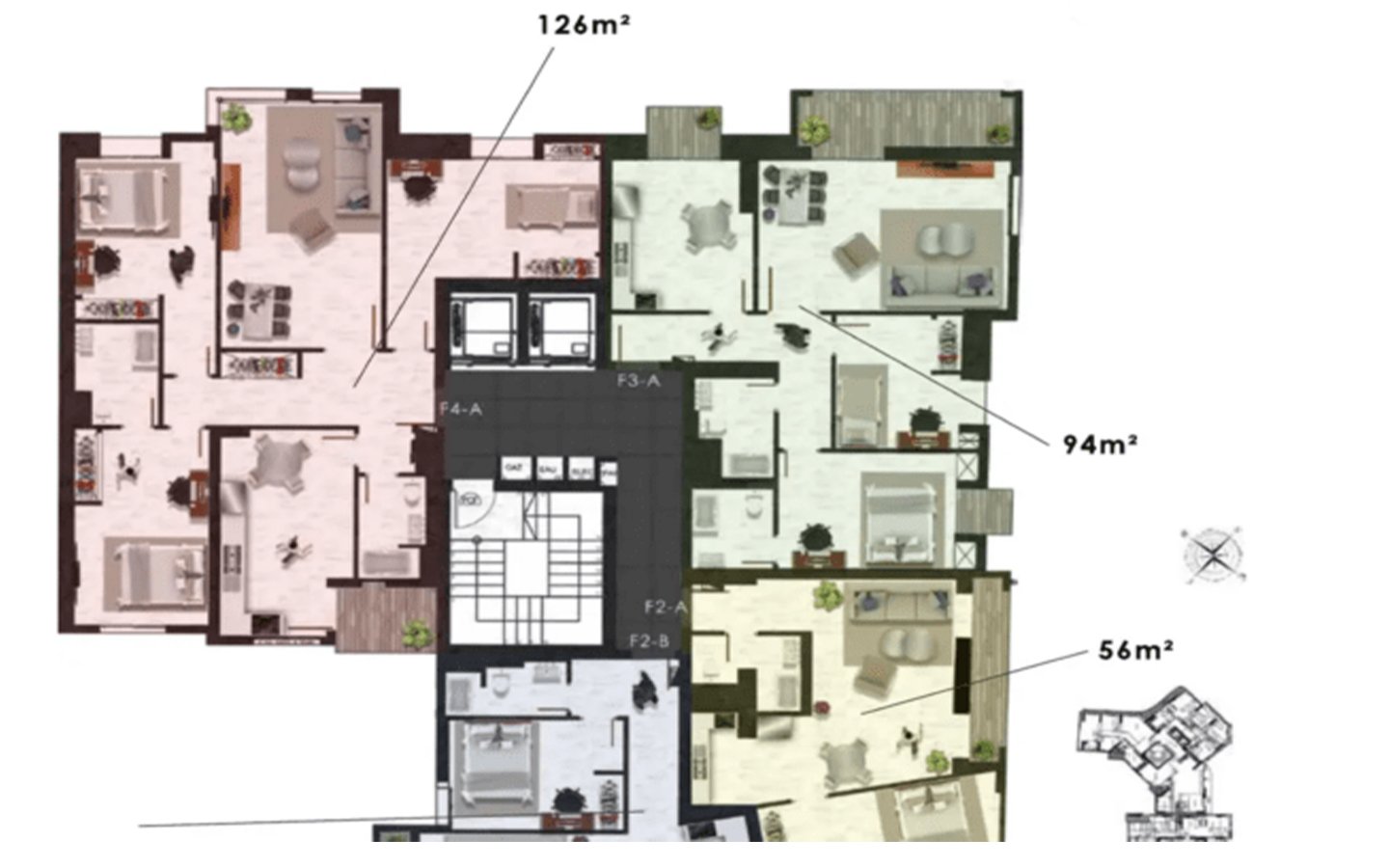Appartement T4 à vendre - Canastel - Oran avec jardin
