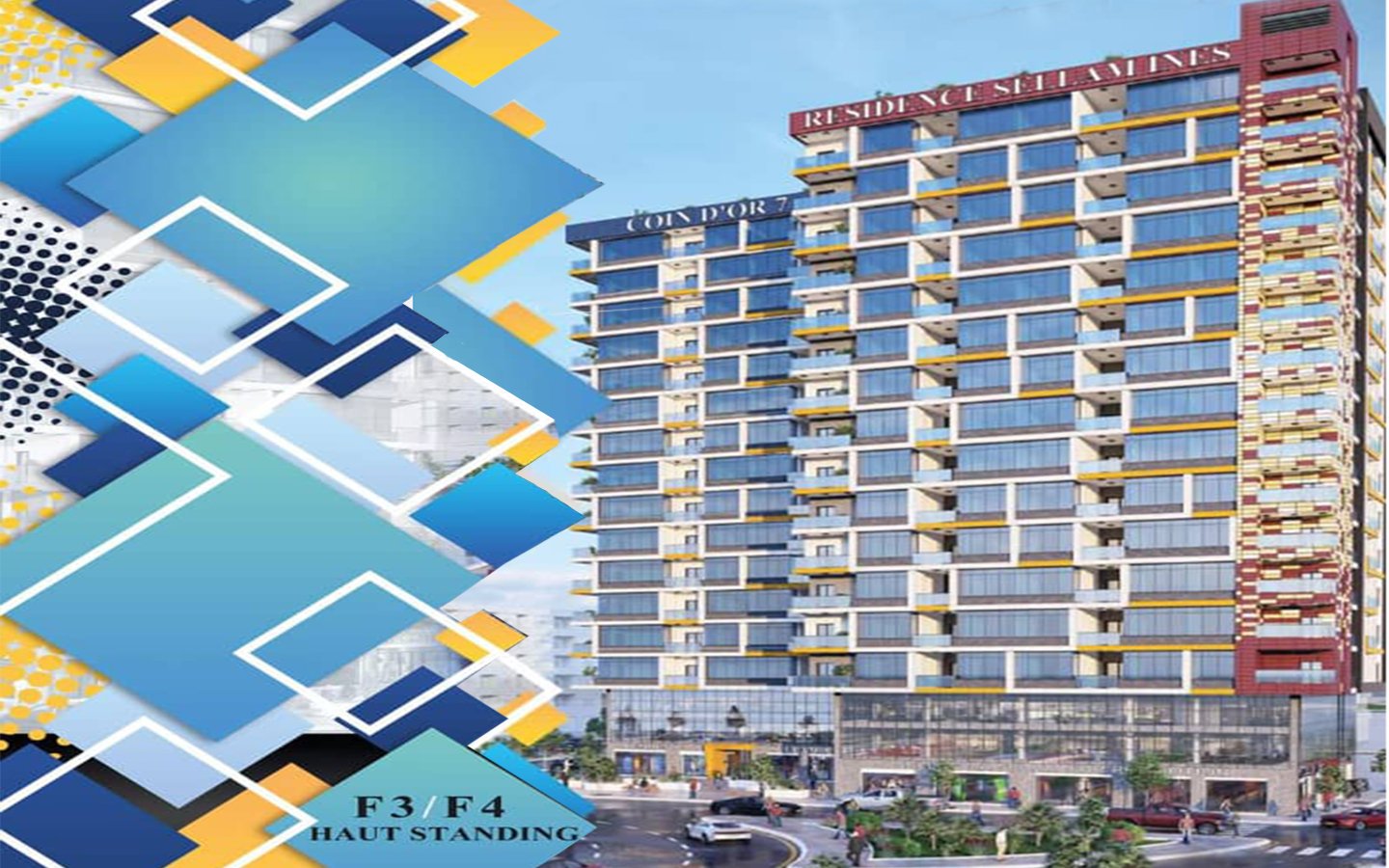 Appartement F4 à vendre -Palais D'Or -ORAN avec vue panoramique
