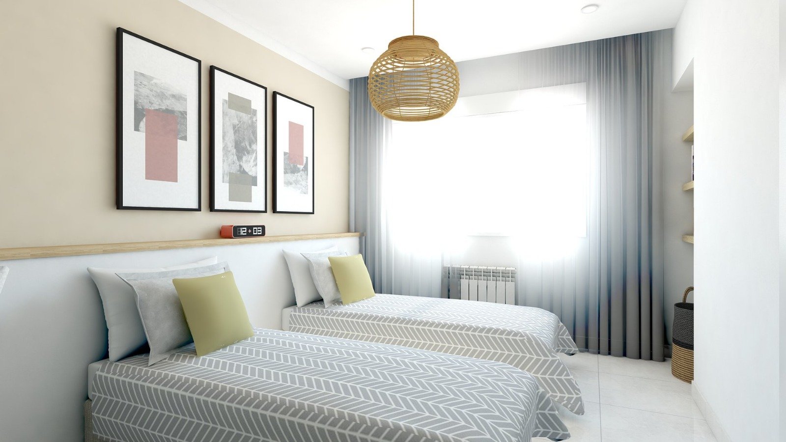Appartement F3 111.4- à vendre - Les Amandiers - ORAN avec suite parentale