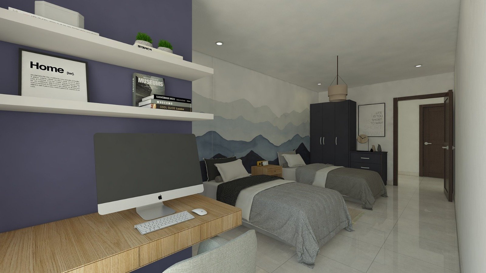 Appartement F5 179.35- à vendre - Les Amandiers- ORAN avec suite parentale