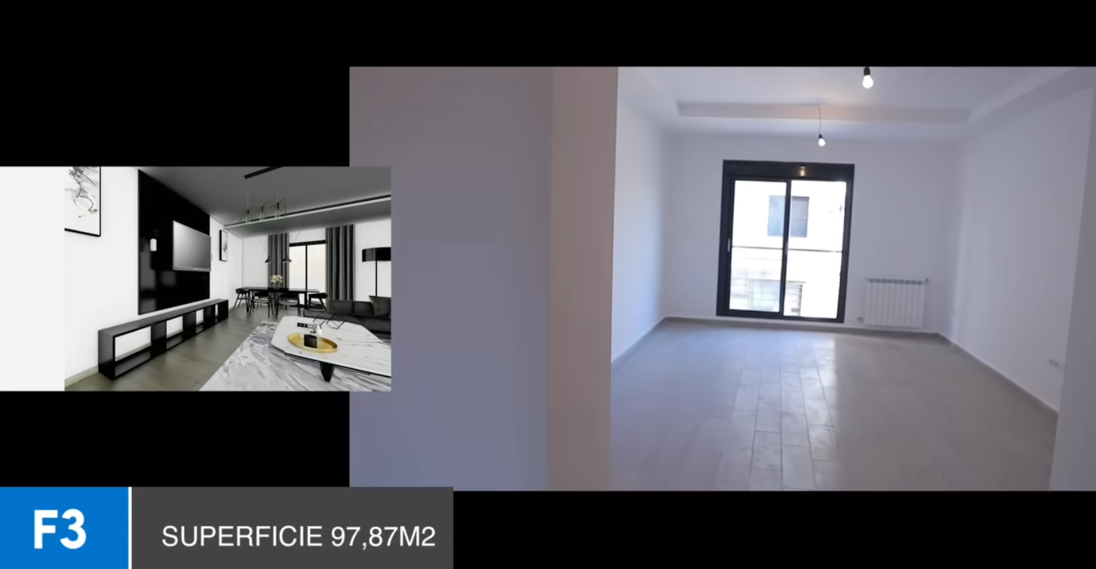 Appartement F3 à vendre - Gambetta - Oran
