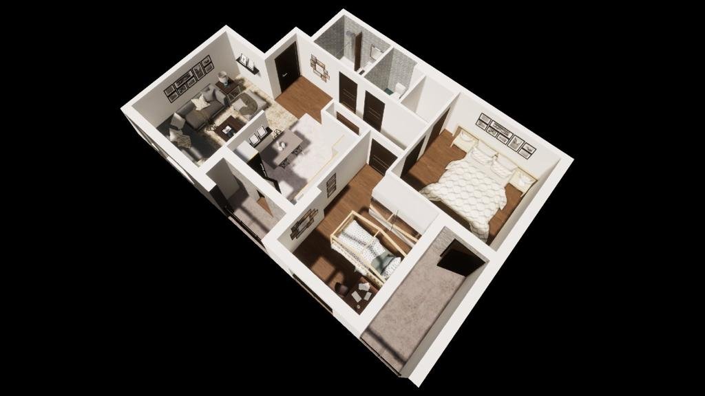 Appartement F3 à vendre -Bouchikhi- Oran avec vue panoramique