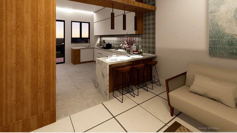 Appartement F2 à vendre - Bouchikhi-Oran avec vue panoramique