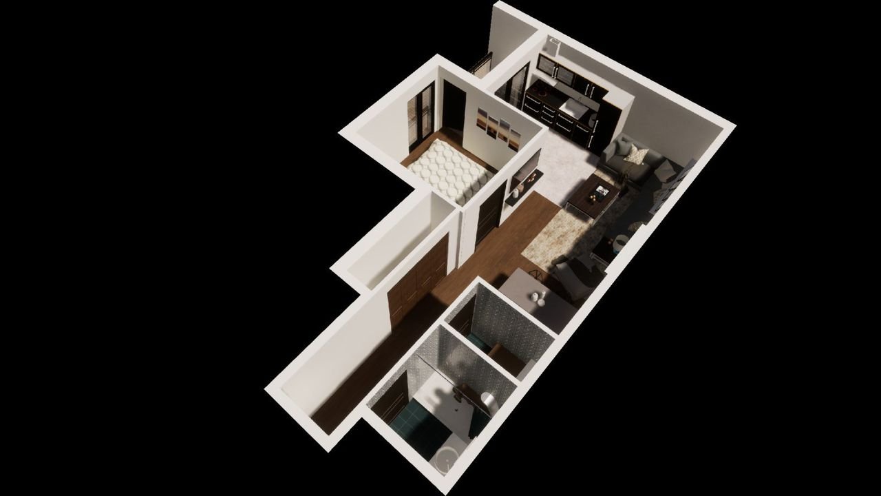 Appartement F2 à vendre - Bouchikhi-Oran avec vue panoramique