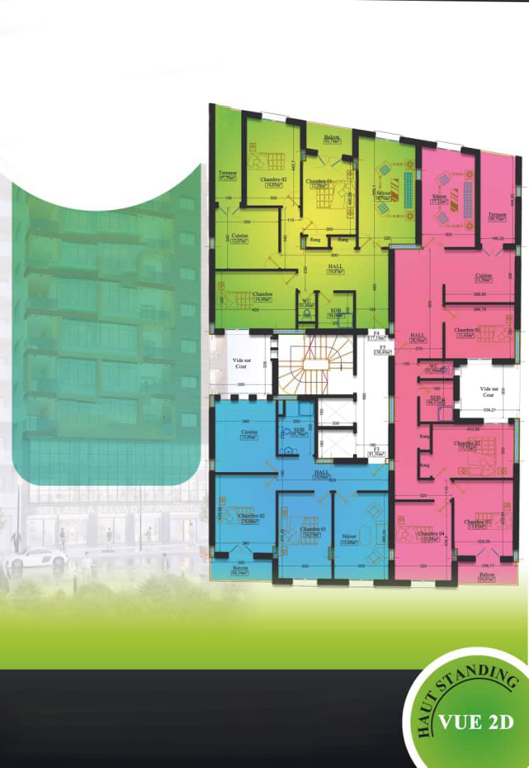 Appartement F3 à vendre - Hai Khemisti Fernand Ville - Oran