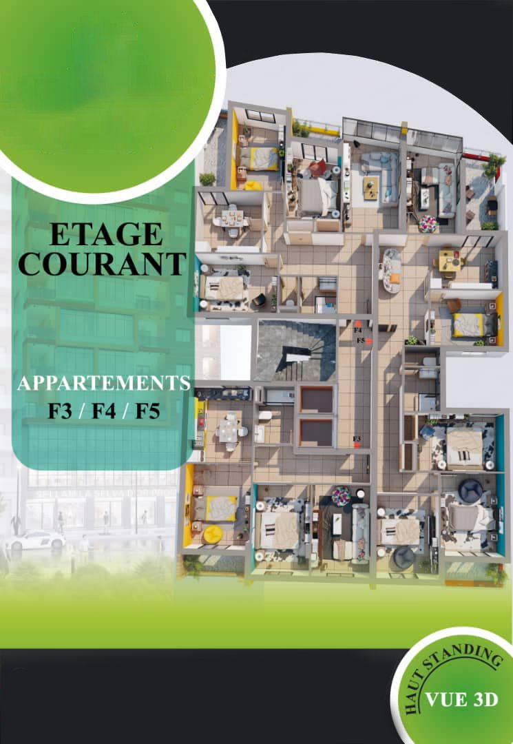 Appartement F3 à vendre - Hai Khemisti Fernand Ville - Oran