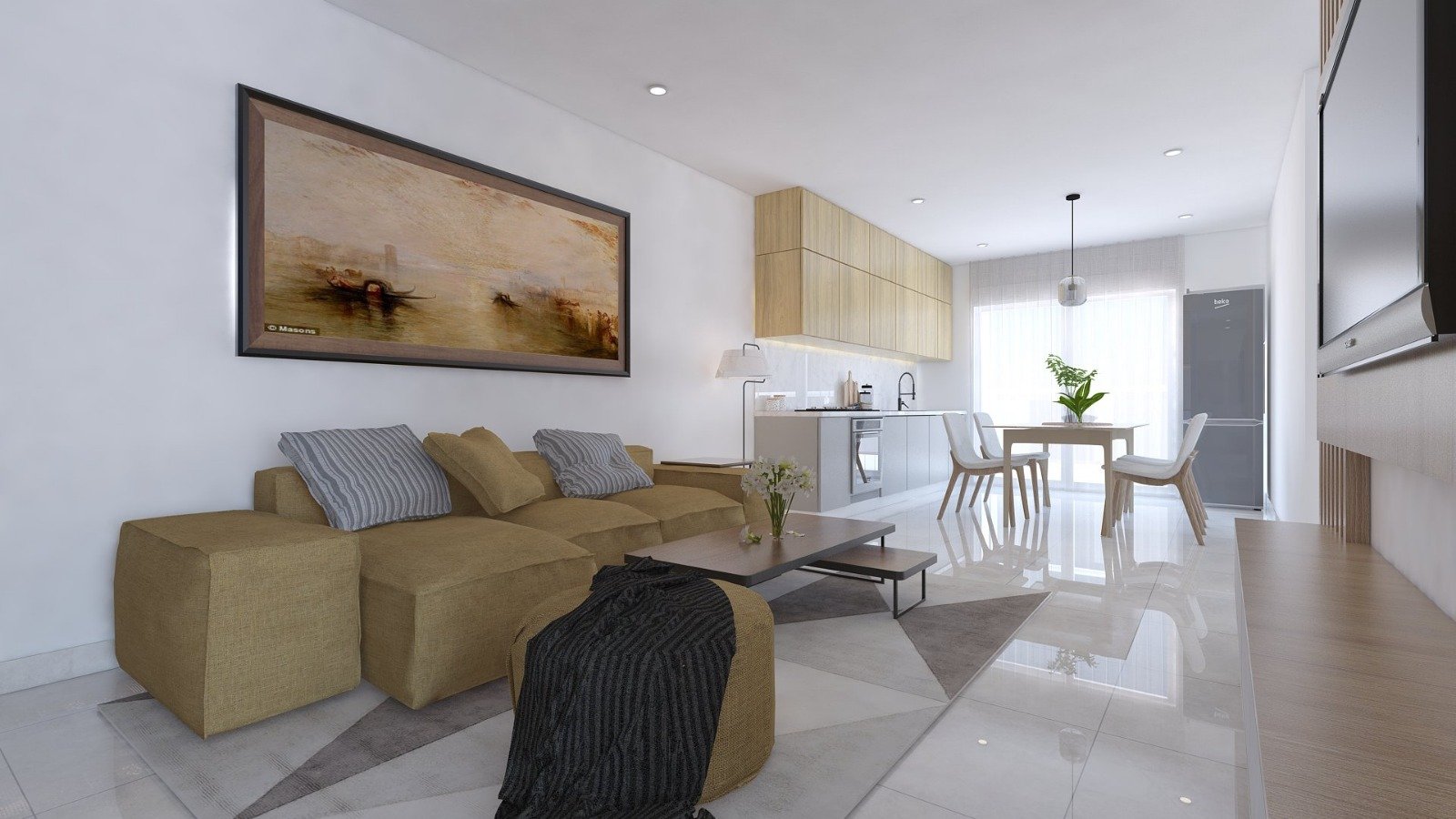 Appartement F4 à vendre - Les Amandiers - ORAN avec suite parentale