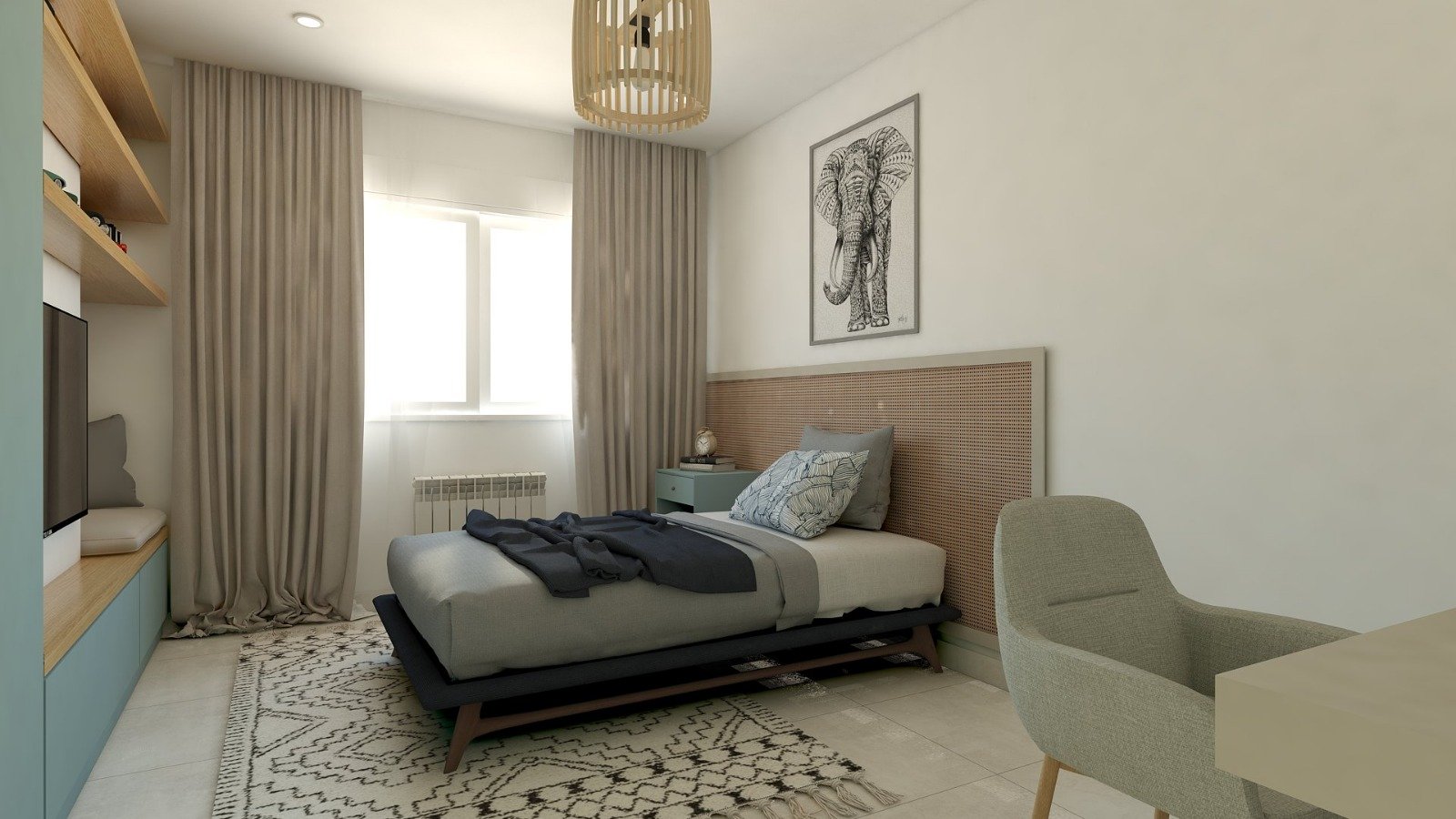 Appartement F4 à vendre - Les Amandiers - ORAN avec suite parentale
