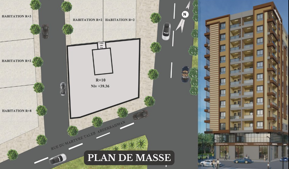 Appartement F4 129, à vendre - Boulverd Des Lions - Oran avec jardin