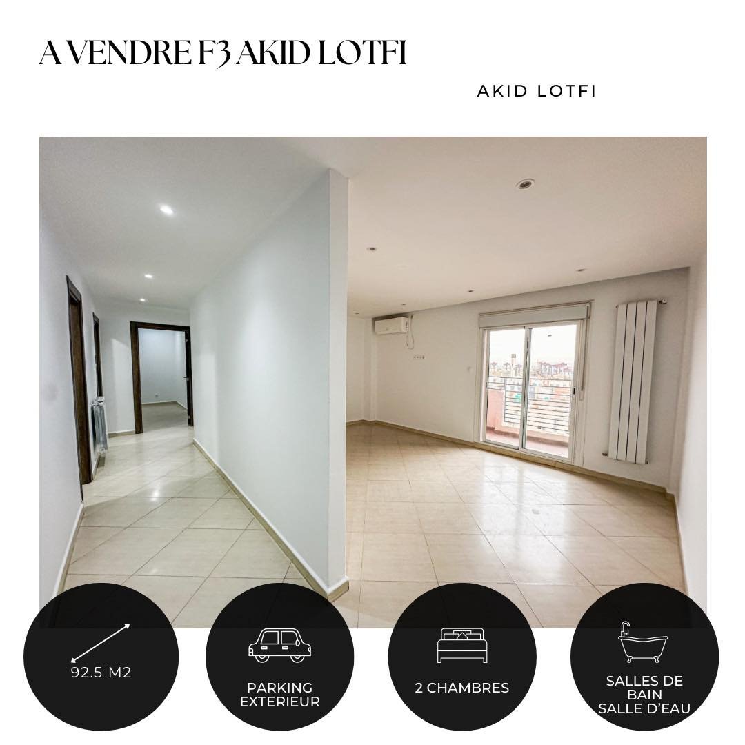 Appartement F3 à vendre - Akid Lotfi - Oran