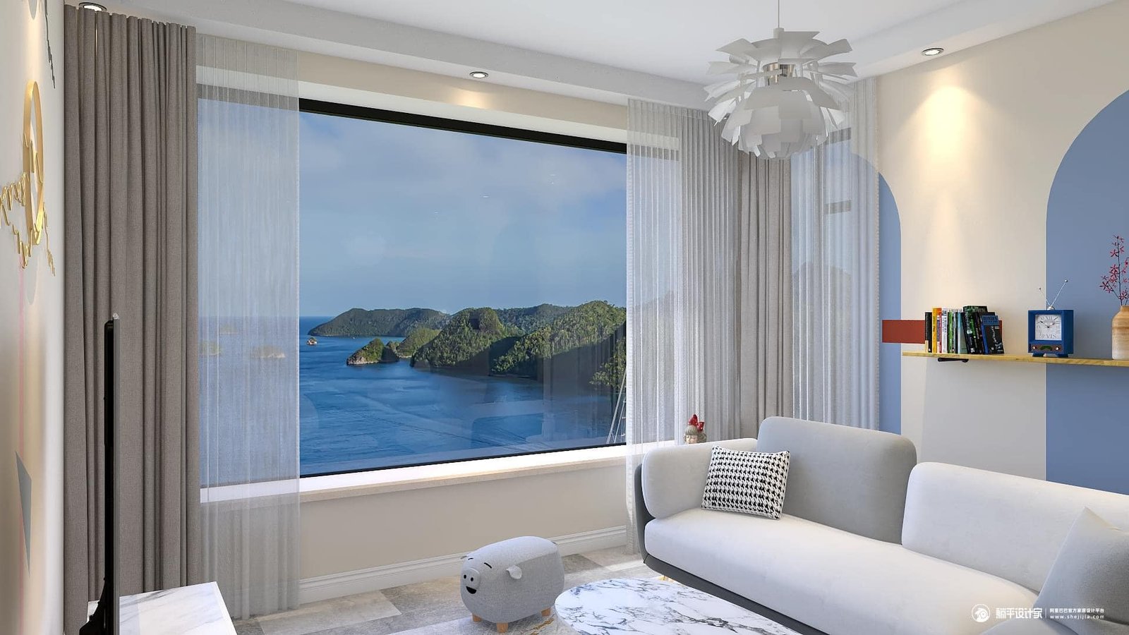 Appartement T4 à vendre - Frange Maritime-Oran avec vue sur mer