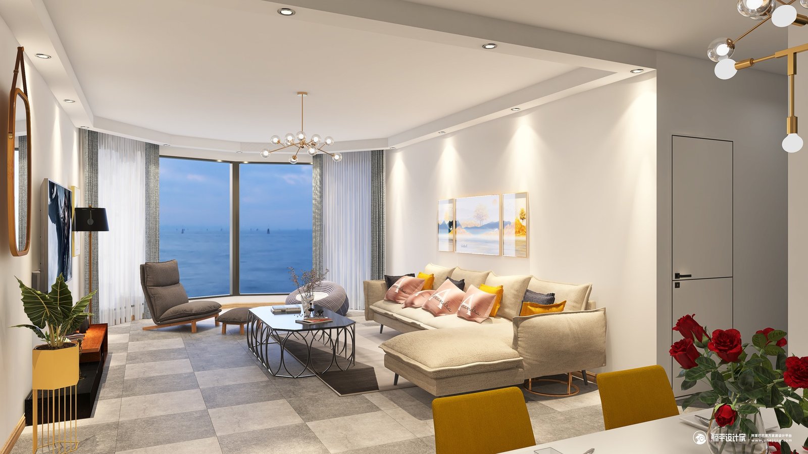 Appartement T3 à vendre - Frange Maritime-Oran avec vue sur mer