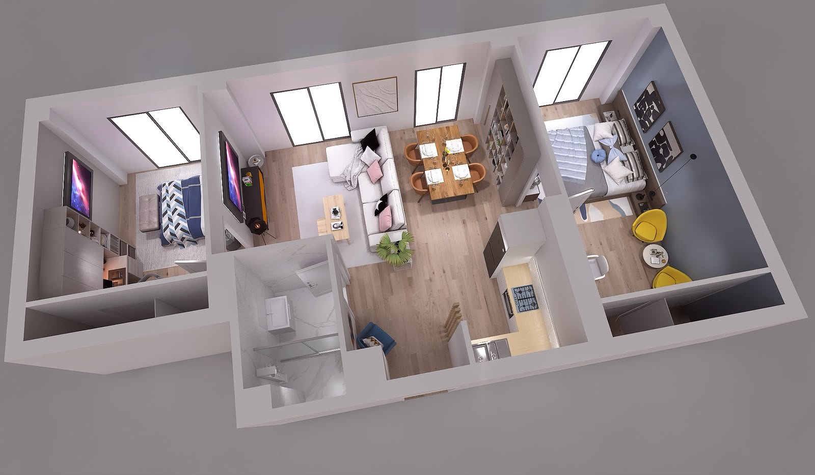 Appartement F3 à vendre à Oran